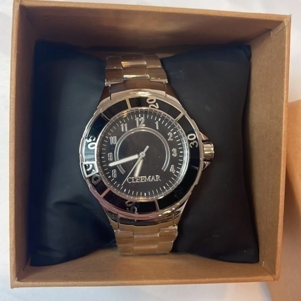 Stainless Steel Chronograph Watch‎ NWT